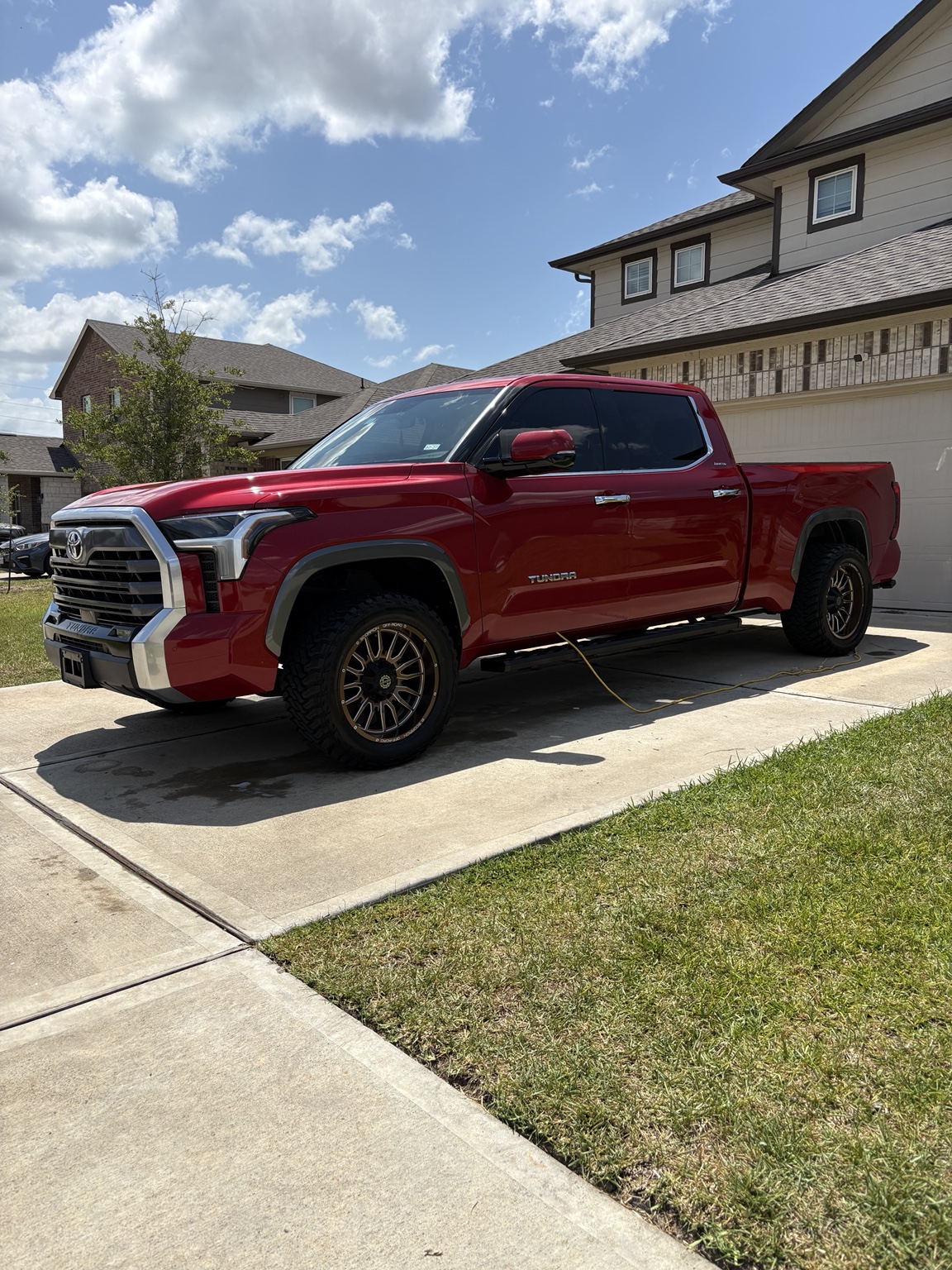 Red Toyota Tundra detailed by WVM Detail